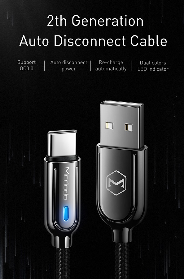 کابل شارژ و انتقال داده USB به Type-C مک دودو مدل MCDODO CA-6190