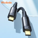 کابل شارژ و انتقال داده قوی(40Gbps) تاندربولت 3.0 تایپ سی به تایپ سی مک دودو مدل MCDODO CA-8760 طول 80 سانتيمتر