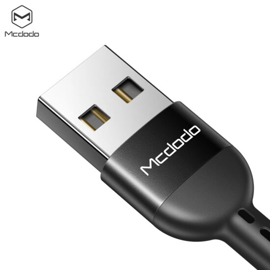 کابل شارژ و انتقال داده فنری USB به تایپ سی مک دودو مدل MCDODO CA-6420 طول 180 سانتیمتر