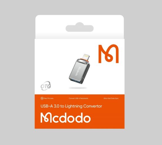 تبدیل OTG لایتنینگ به USB مک دودو مدل MCDODO OT-8600