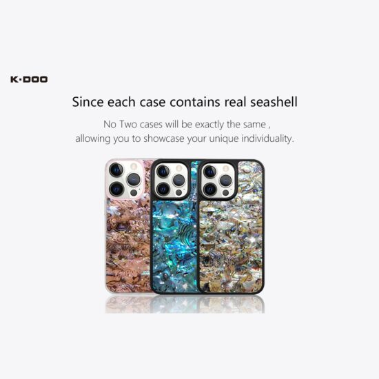 قاب محافظ برند K-DOO مدل Sea Shell مناسب برای گوشی آیفون Apple iPhone 12