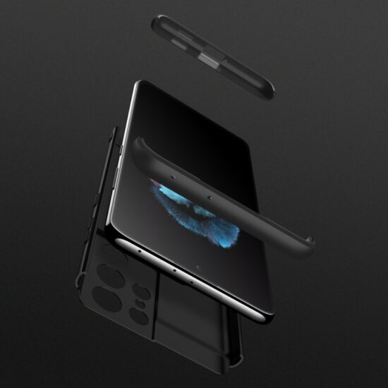 قاب محافظ 360 درجه برند GKK مناسب برای موبایل سامسونگ Samsung Galaxy S21 Ultra