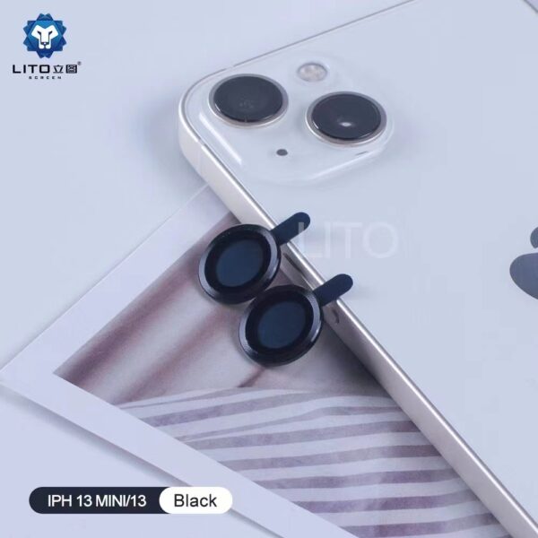گلس محافظ لنز دور فلزی برند LITO مدل +S مناسب برای گوشی آیفون Apple iPhone 13 Mini