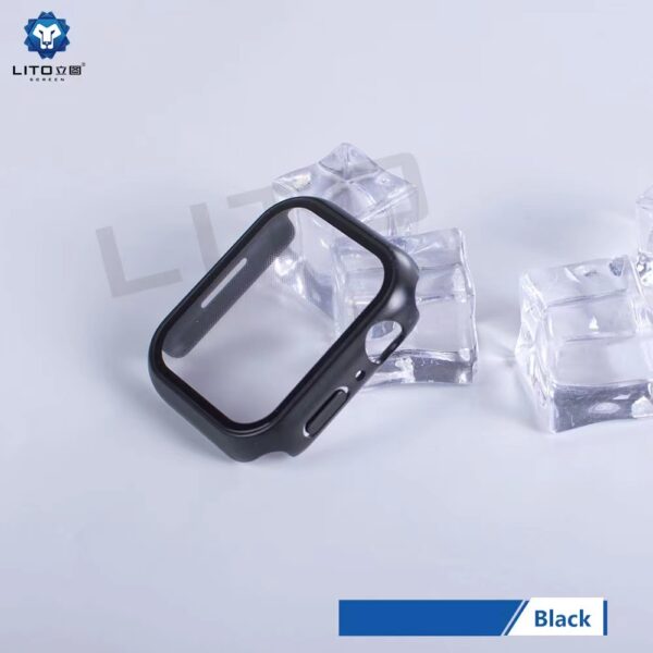 قاب محافظ به همراه گلس برند LITO مناسب برای ساعت هوشمند اپل واچ Apple Watch 44mm