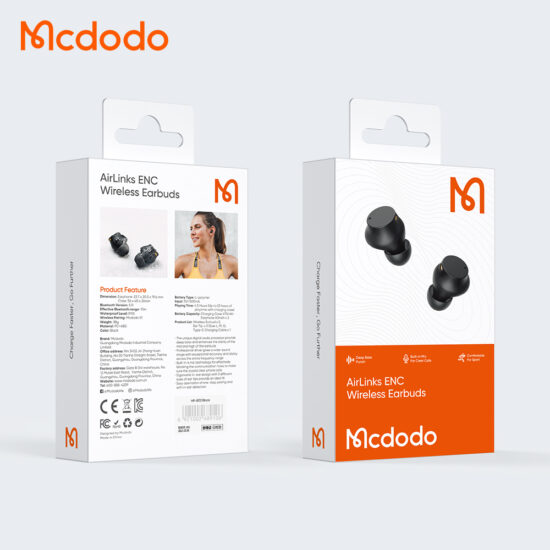 هندزفری بلوتوث مک دودو مدل MCDODO HP-8020 با قابلیت حذف نویز رنگ سفید