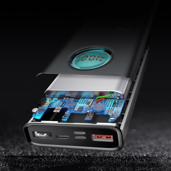 پاوربانک شارژ سریع 18 واتی بیسوس مدل Baseus Mulight PPALL-LG01 ظرفیت 20000 میلی آمپر