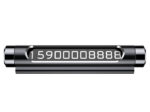 صفحه نمایشگر فلزی شماره تلفن مخصوص پارک  خودرو مدل Baseus Parking Number Plate ACNUM-C01