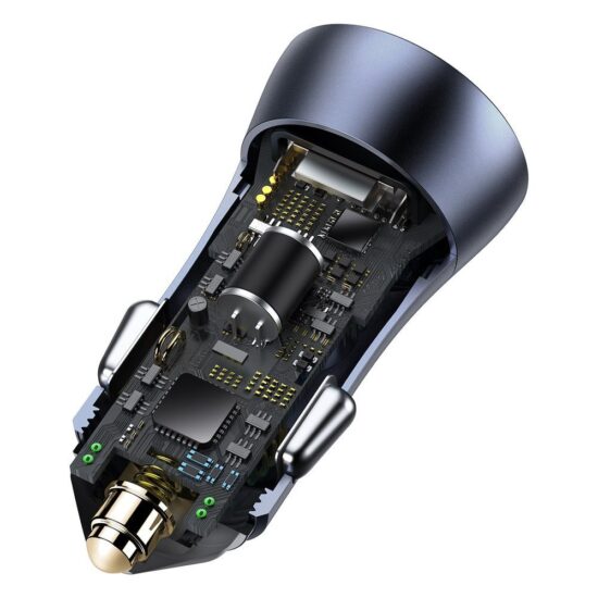 شارژر فندکی فست شارژ 40 واتی بیسوس مدل Baseus Golden Contactor Pro CCJD-0G