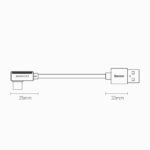 کابل شارژ و انتقال داده USB به Type-C بیسوس مدل Baseus Legend Series Elbow CACS000403 طول یک متر 66 وات