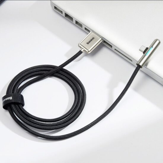 کابل شارژ و انتقال داده 40 وات USB به Type-C بیسوس مدل Baseus Iridescent Lamp CAT7C-C01 طول 2 متر