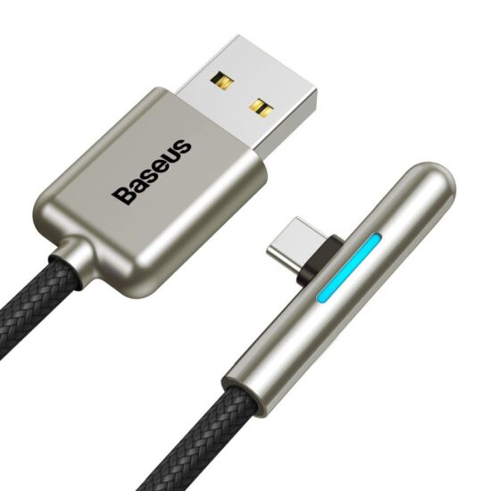 کابل شارژ و انتقال داده 40 وات USB به Type-C بیسوس مدل Baseus Iridescent Lamp CAT7C-C01 طول 2 متر
