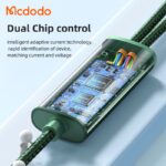 کابل شارژ 100 واتی تایپ سی به لایتنینگ+تایپ سی مک دودو مدل MCDODO CA-878 طول 120 سانتيمتر