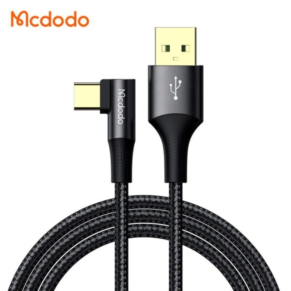 کابل شارژ و انتقال داده 66 واتی USB به Type-c مک دودو مدل MCDODO CA-1221 طول 180 سانتيمتر