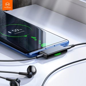 تبدیل تایپ سی به جک 3.5 میلیمتری AUX+پورت تایپ سی مک دودو مدل Mcdodo CA-7660