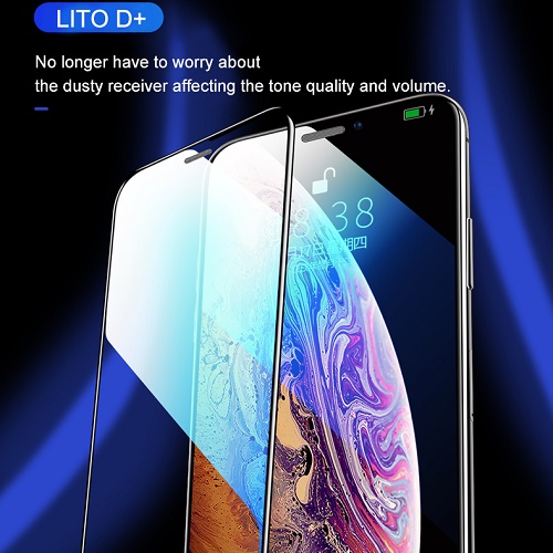 گلس محافظ صفحه شفاف توری دار برند LITO مدل +D مناسب برای گوشی آیفون Apple iPhone 12