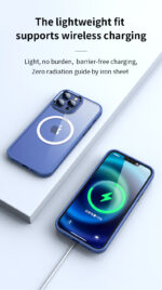 قاب محافظ شفاف مگ سيف دار برند توتو Totu مدل Crystal Sparkling Series AA-070 آیفون Apple iPhone 13 Pro