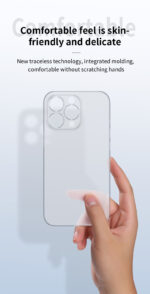 قاب محافظ نيمه شفاف پشت مات برند توتو Totu مدل Soft Fiber Series AA-146 آیفون Apple iPhone 13 Pro Max