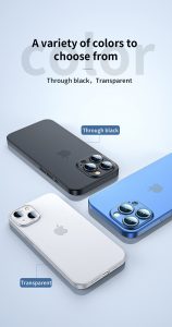 قاب محافظ نيمه شفاف پشت مات برند توتو Totu مدل Soft Fiber Series AA-146 آیفون Apple iPhone 13 Pro