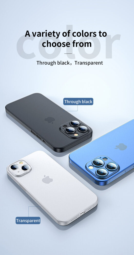 قاب محافظ نيمه شفاف پشت مات برند توتو Totu مدل Soft Fiber Series AA-146 آیفون Apple iPhone 13 Pro Max