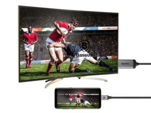 کابل تبديل Type-c به HDMI بيسوس مدل Baseus CATSY-0G طول 180 سانتيمتر جهت انتقال تصوير
