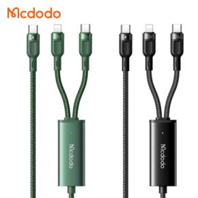 کابل شارژ 100 واتی تایپ سی به لایتنینگ+تایپ سی مک دودو مدل MCDODO CA-878 طول 120 سانتيمتر