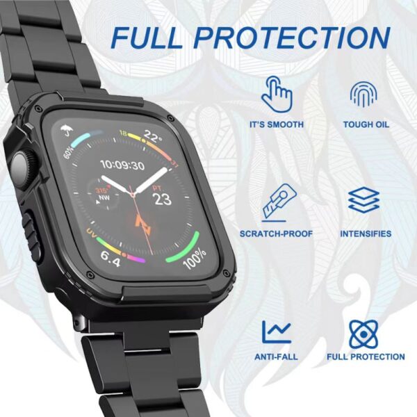 قاب محافظ+گلس لیتو مدل Lito Rugged Armor برای ساعت هوشمند اپل واچ Apple Watch 45mm
