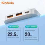پاوربانک 22.5 وات مک دودو مدل Mcdodo MC-847 ظرفیت 10000 میلی آمپر به همراه کابل شارژ