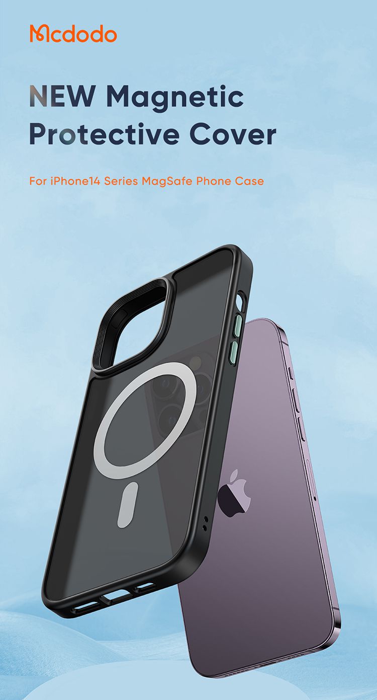 قاب محافظ نیمه شفاف مگ سيف مک دودو مدل Mcdodo PC-3103 برای Apple iPhone 14 Pro Max