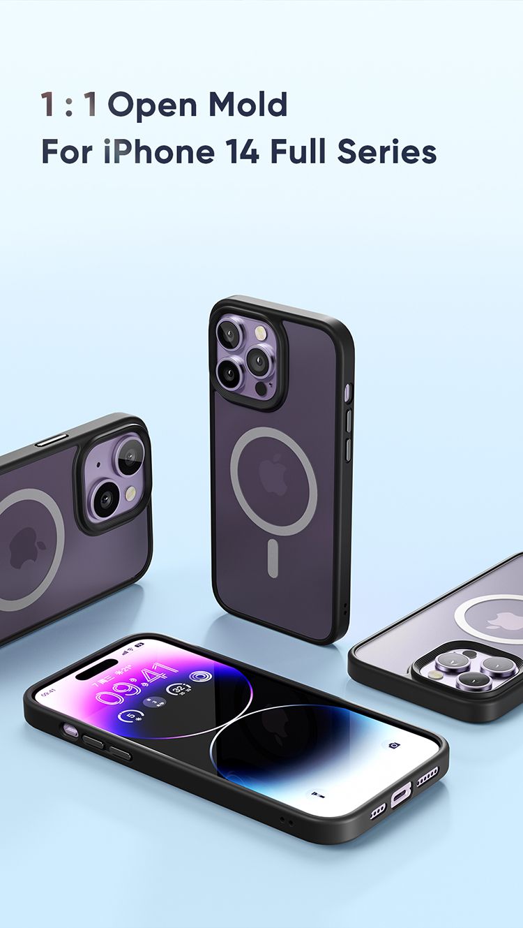 قاب محافظ نیمه شفاف مگ سيف مک دودو مدل Mcdodo PC-310 برای گوشی موبایل آیفون اپل سری 14
