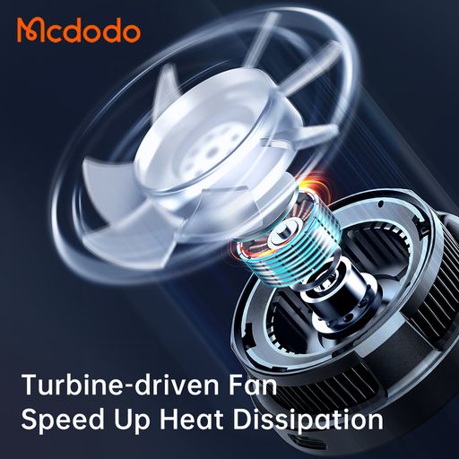 شارژر وایرلس مگنتی و فن خنک کننده گیمینگ مک دودو مک دودو مدل MCDODO CH-2120 به همراه کابل شارژ توان 15 وات