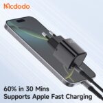 شارژر آداپتور دیواری مینی 30 وات مک دودو مدل MCDODO CH-008 GaN