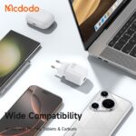 شارژر آداپتور دیواری مینی 30 وات مک دودو مدل MCDODO CH-008 GaN