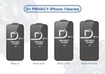 گلس محافظ صفحه حریم شخصی لیتو LITO مدل Privacy آیفون Apple iPhone 14 Pro