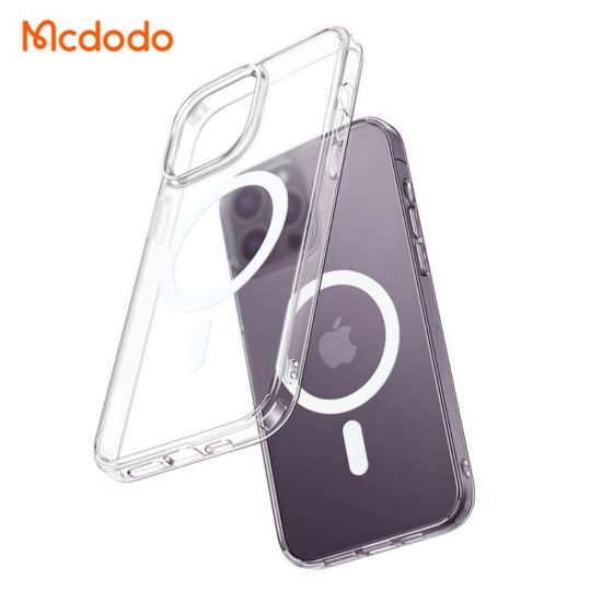 قاب محافظ نیمه شفاف مگ سيف مک دودو مدل Mcdodo Crystal PC-3092 برای Apple iPhone 14 Pro