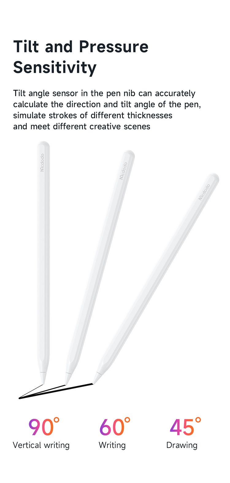 قلم لمسی استایلوس مک دودو مدل Mcdodo PN-8921 برای آیپد اپل - جانبی360