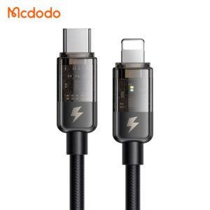 کابل شارژ هوشمند تایپ سی به لایتنینگ 36 واتی مک دودو مدل MCDODO CA-3160 طول 1.2 متر