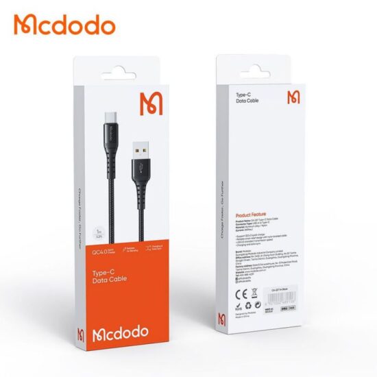 کابل شارژ سریع USB به تایپ سی مک دودو مدل MCDODO CA-2271 طول 1 متر