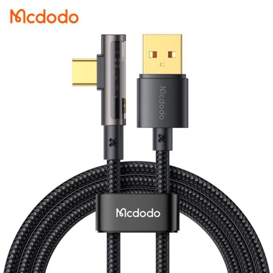 کابل شارژ USB به تایپ سی 100 واتی مک دودو مدل MCDODO CA-3381 طول 1.8متر