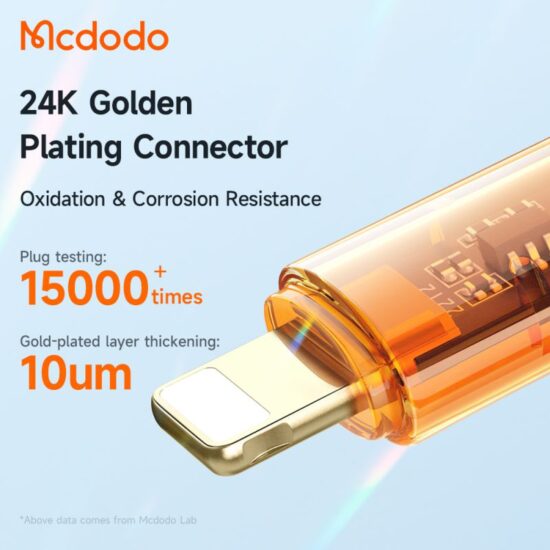 کابل شارژ لایتنینگ 3 آمپر مک دودو مدل MCDODO CA-2082 طول 1.8متر