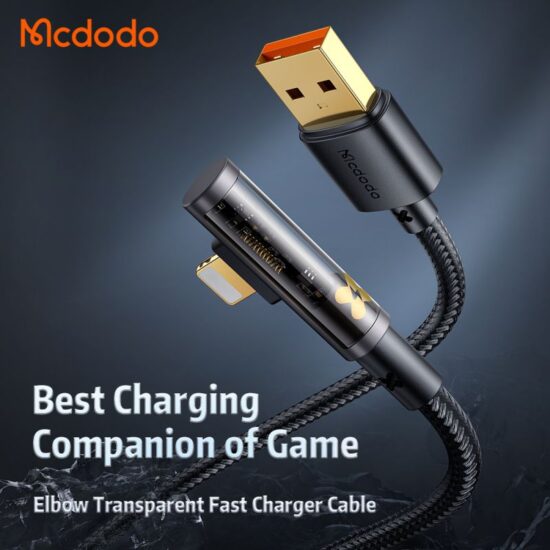 کابل شارژ USB به لایتنینگ 3 آمپر مک دودو مدل MCDODO CA-3511 طول 1.8متر