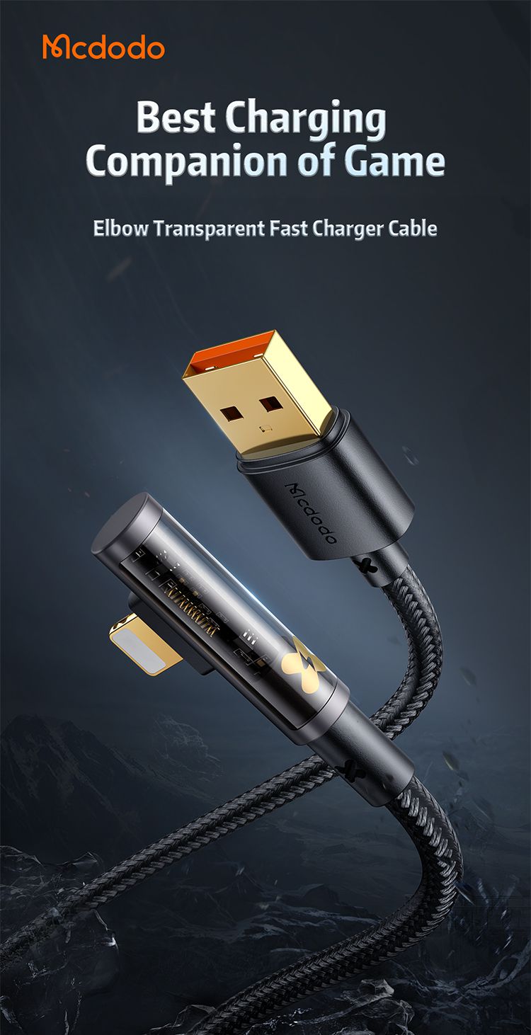 کابل شارژ USB به لایتنینگ 3 آمپر مک دودو مدل MCDODO CA-3510 | جانبی360