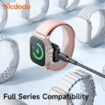 شارژر مگنتی پرتابل اپل واچ برند مک دودو مدل MCDODO CH-2061 مختص کلیه سری های اپل واچ