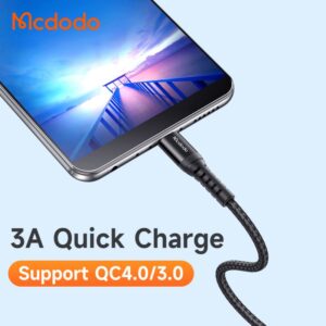 کابل شارژ سریع USB به میکرو مک دودو مدل MCDODO CA-2281 طول 1 متر
