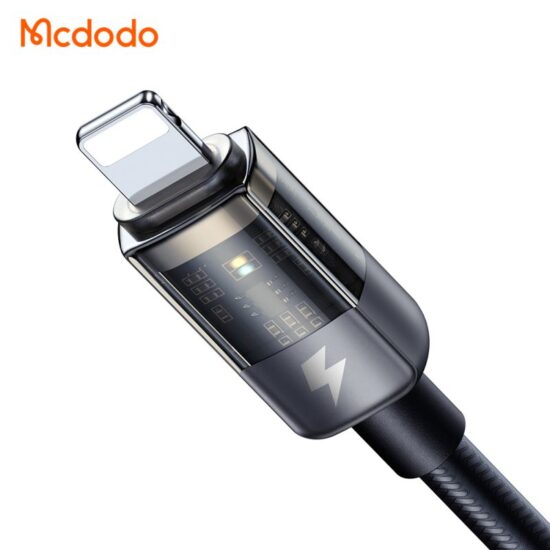 کابل شارژ هوشمند لایتنینگ 3 آمپر مک دودو مدل MCDODO CA-3140 طول 1.2 متر