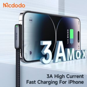 کابل شارژ شریع USB به لایتنینگ 3 آمپر مک دودو مدل MCDODO CA-2790 طول 1.2 متر