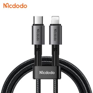 کابل شارژ سریع تایپ سی به لایتنینگ 36 واتی مک دودو مدل MCDODO CA-2851 طول 1.8متر