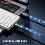 کابل شارژ هوشمند تایپ سی به لایتنینگ 36 واتی مک دودو مدل MCDODO CA-3600 نمایشگر دیجیتال 1.2متر