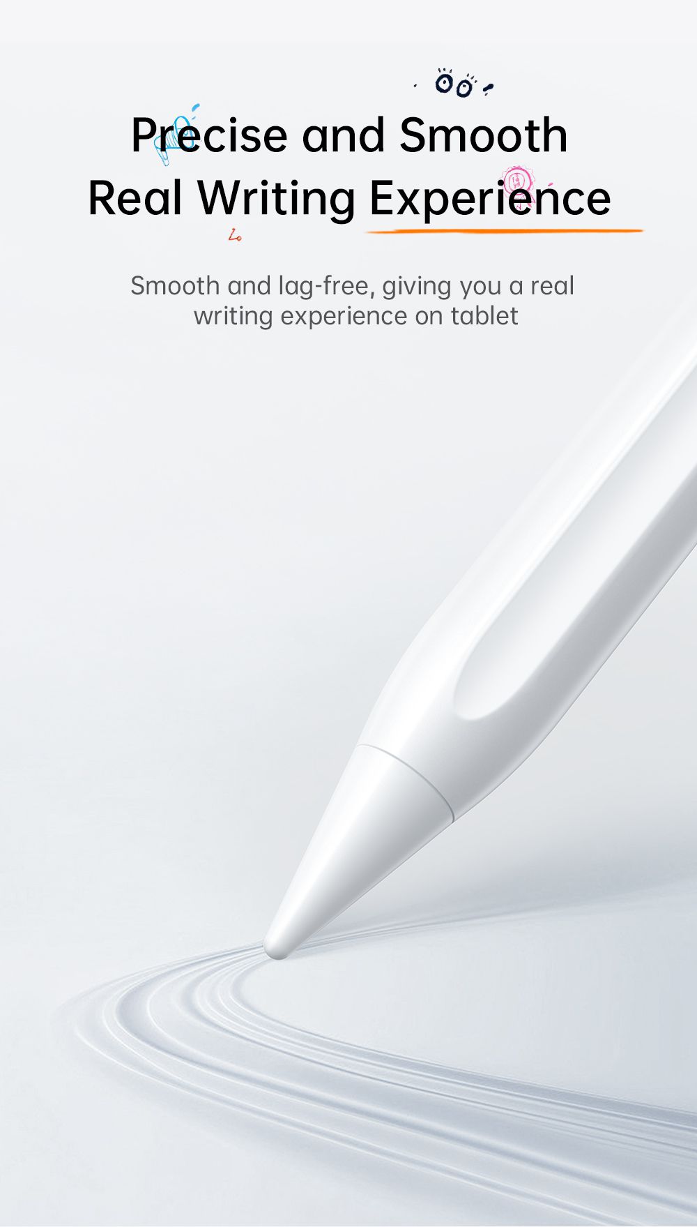 قلم لمسی استایلوس مک دودو مدل Mcdodo PN-8922 برای آیپد اپل دارای نمایشگر دیجیتال | جانبی360