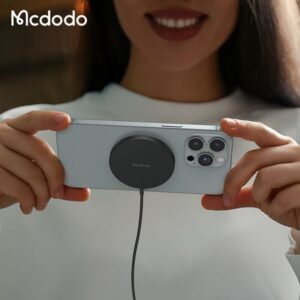 شارژر وایرلس مگ سیف مگنتی مک دودو مدل MCDODO CH-4360 توان 15 وات