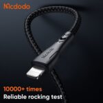 کابل کوتاه شارژ سریع تایپ سی به لایتنینگ 36 واتی مک دودو مدل MCDODO CA-4570 طول 20سانت